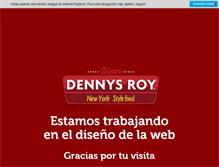 Tablet Screenshot of dennysroy.com